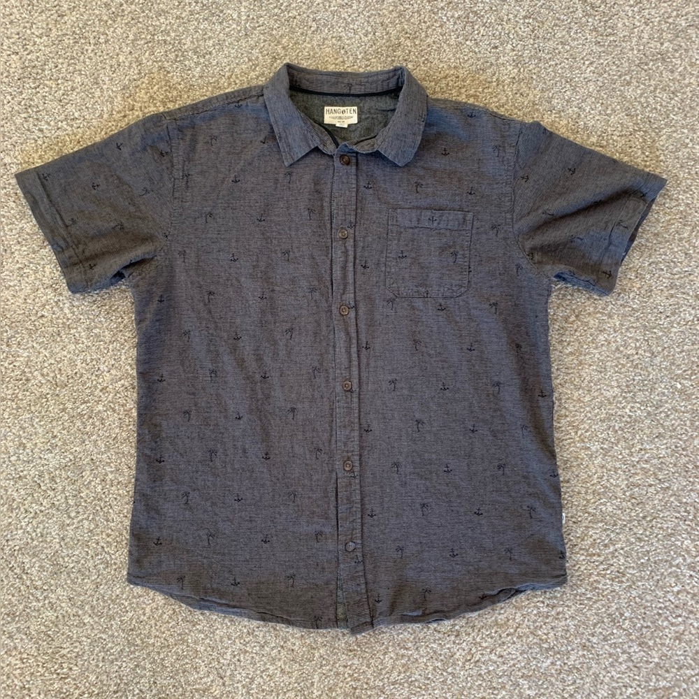 Hang Ten Men’s Shirt Button Down, XL